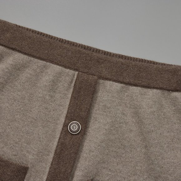 CHICJOC Italian Yarn 100% Cashmere Vintage Style Long Skirt size 40 - Picture 9 of 11